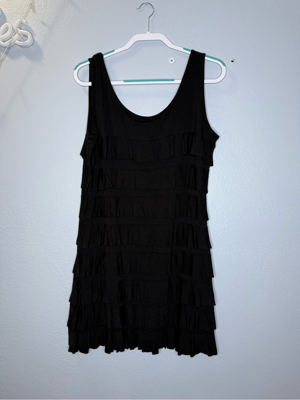 Isle Black Ruffled Dress
